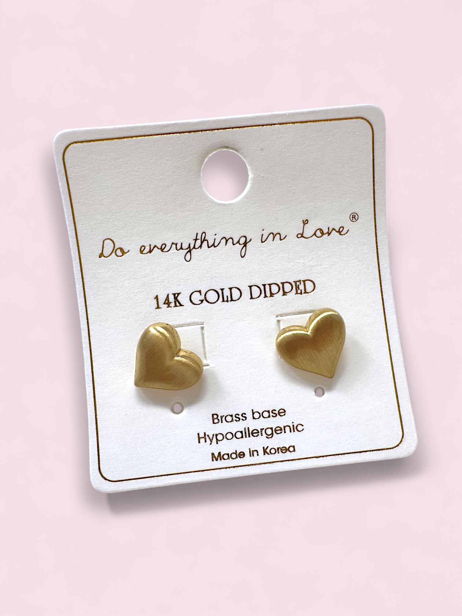 Heart Stud Earrings