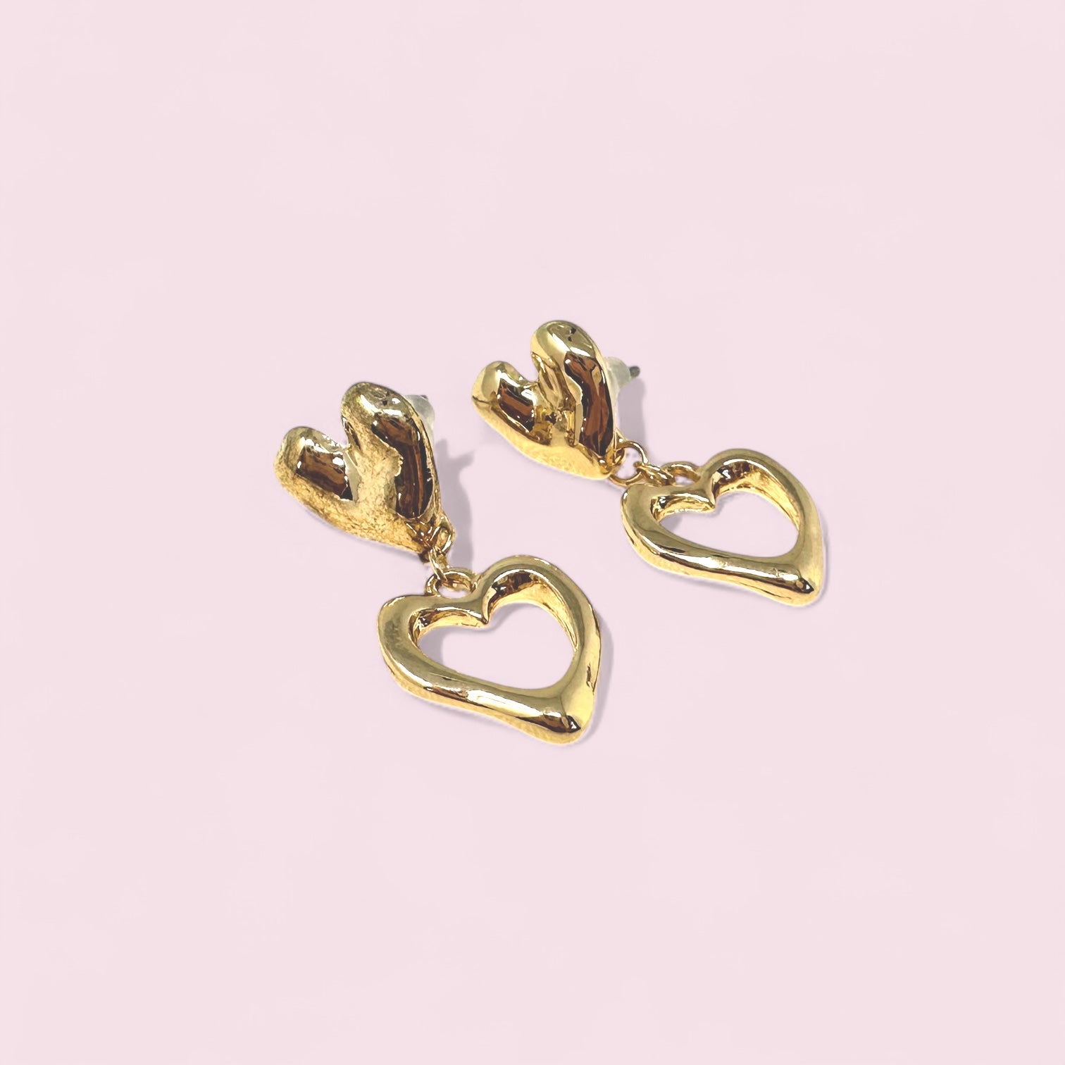 Heart Drop Earrings