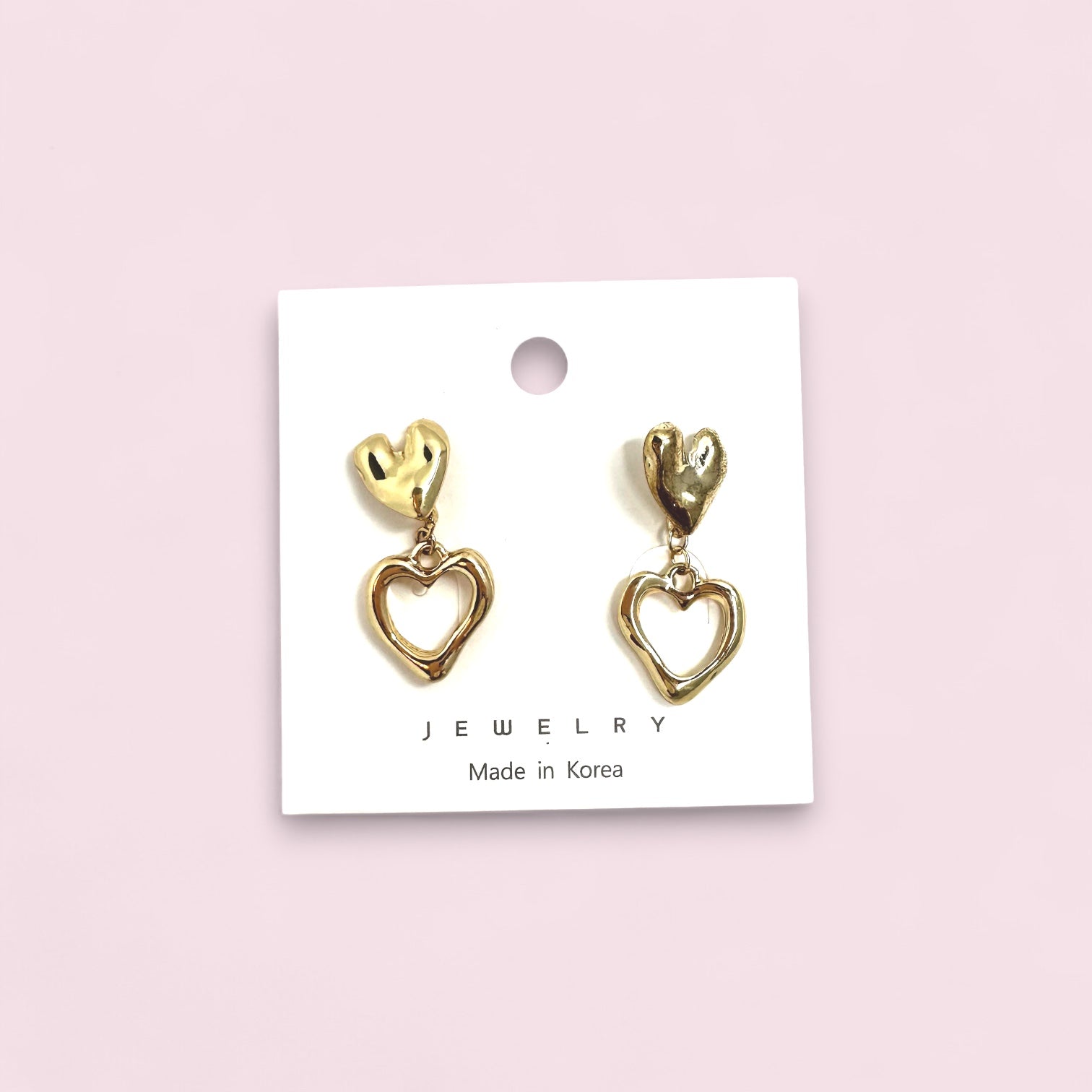 Heart Drop Earrings